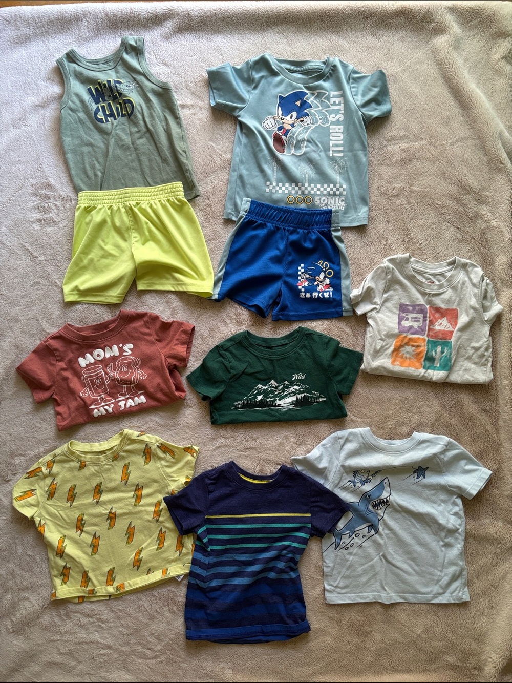 2T lot of summer boy clothes